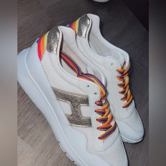💛🧡❤️🩷💙 Brand New Hogan 86. Sleek Comfy Shoes - Picture 7 of 8